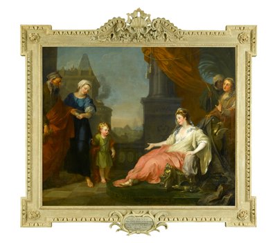Moisés presentado ante la hija del faraón, 1746 de William Hogarth