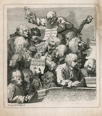 Músicos de William Hogarth