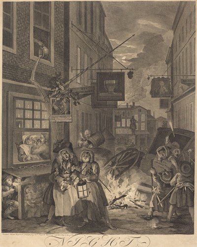 Noche de William Hogarth