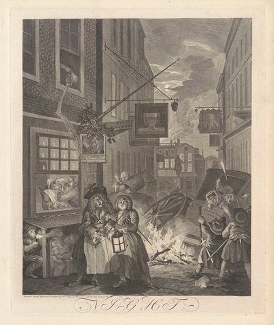 Noche de William Hogarth