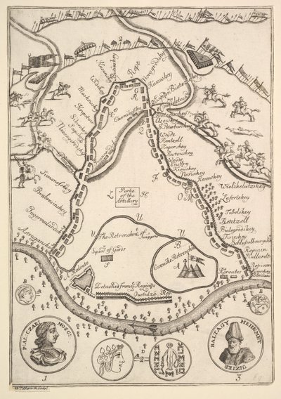 Parke of the Artillary Aubry de La Mottrayes Travels throughout Europe, Asia and int..., 1723-24 de William Hogarth