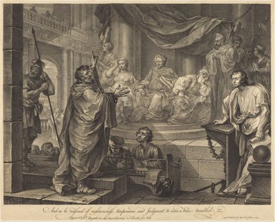Pablo ante Félix de William Hogarth