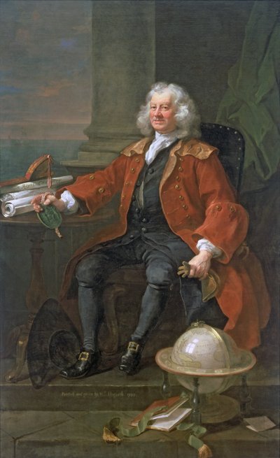 Retrato del Capitán Coram, 1740 de William Hogarth