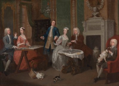 Retrato de una familia de William Hogarth