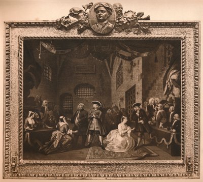 Escena de La Ópera del Mendigo VI, 1731 de William Hogarth