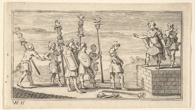 Descarga vergonzosa John Beaver, Castigos militares romanos de William Hogarth