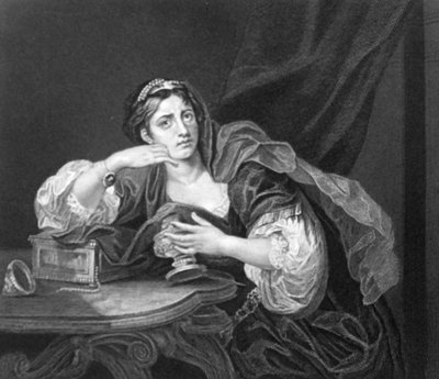 Sigismonda con el corazón de su marido de William Hogarth