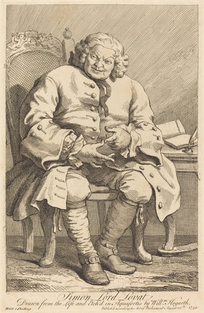 Simon Lord Lovat de William Hogarth