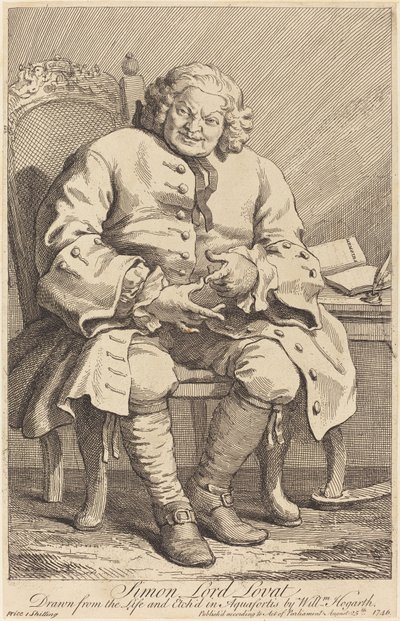 Simon Lord Lovat de William Hogarth