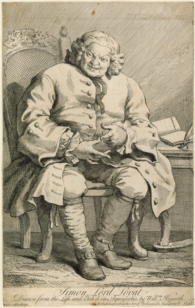 Simon Lord Lovat de William Hogarth