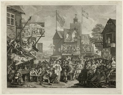 Feria de Southwark de William Hogarth