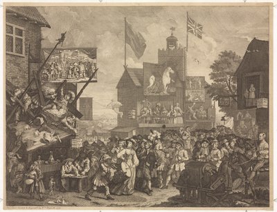 Feria de Southwark de William Hogarth