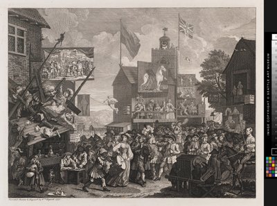 Feria de Southwark de William Hogarth