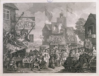 Feria de Southwark de William Hogarth