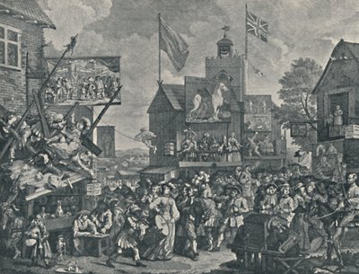 Feria de Southwark, 1733, 1920 de William Hogarth