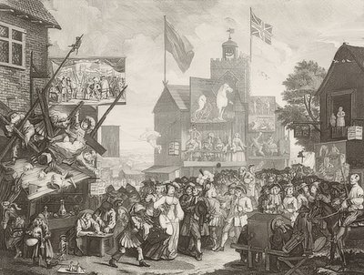 Feria de Southwark / Der Jahrmarkt von Southwark. 1733 de William Hogarth