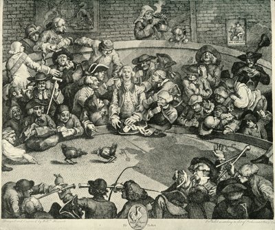 Deporte en el siglo XVIII, c1720-1764, 1925 de William Hogarth