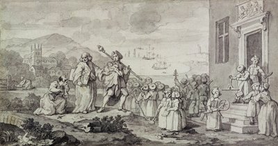 Estudio para los expósitos de William Hogarth