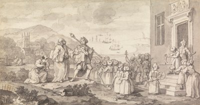 Estudio para los Niños Expósitos de William Hogarth