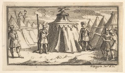 Quitando el cinturón o faja militar John Beaver, Castigos militares romanos, 17..., después de 1725 de William Hogarth