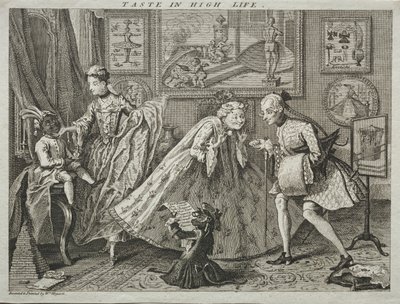 Gusto en la Alta Vida, 1746 de William Hogarth