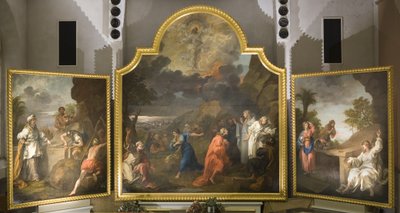 El retablo de St Mary Redcliffe (tríptico) de William Hogarth