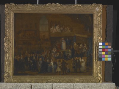 The Assizes Of Westminster Hall (óleo sobre lienzo) de William Hogarth