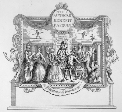 Los autores Pasquin de William Hogarth