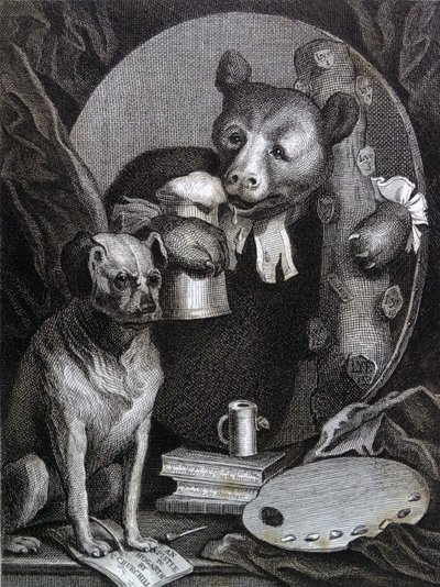El Bruiser de William Hogarth