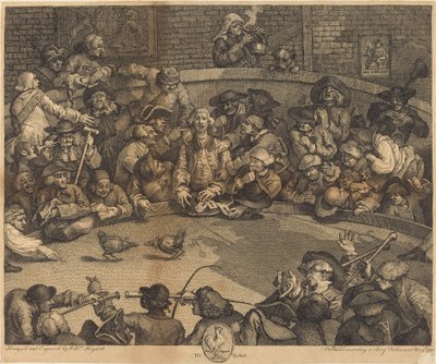 El gallinero de William Hogarth