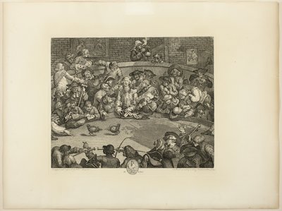 El gallinero de William Hogarth