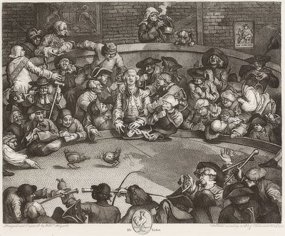El gallinero. 1759 de William Hogarth
