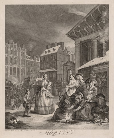 The Four Times of Day:  Morning de William Hogarth