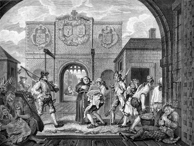 Las puertas de Calais por William Hogarth de William Hogarth