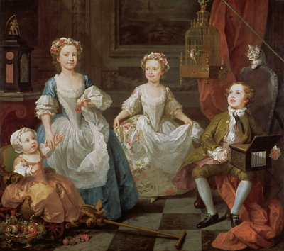 Los niños Graham, 1742 de William Hogarth