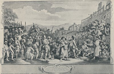 El Aprendiz Ocioso Ejecutado en Tyburn De la Serie Industria y Ociosidad, 1747, 1920 de William Hogarth