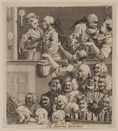 La Audiencia Riente de William Hogarth
