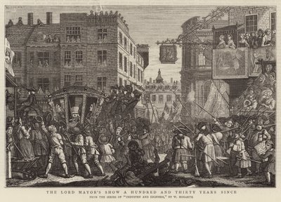 El desfile del alcalde de Londres hace ciento treinta años de William Hogarth