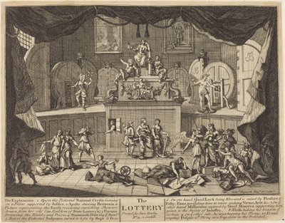 La Lotería de William Hogarth