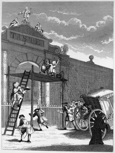 El hombre de gusto de William Hogarth