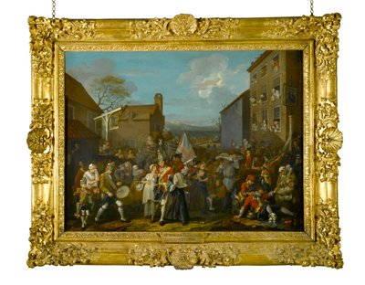 La marcha de los guardias a Finchley, 1750 de William Hogarth