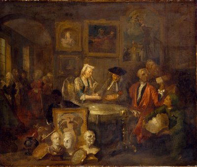 El contrato de matrimonio de William Hogarth