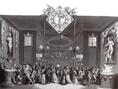 El billete de la mascarada de William Hogarth