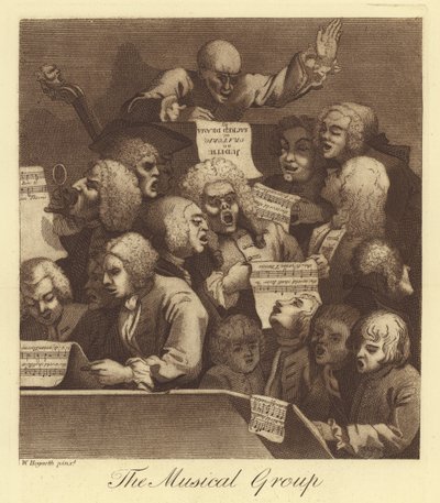 El grupo musical de William Hogarth
