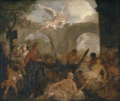 El estanque de Betesda de William Hogarth