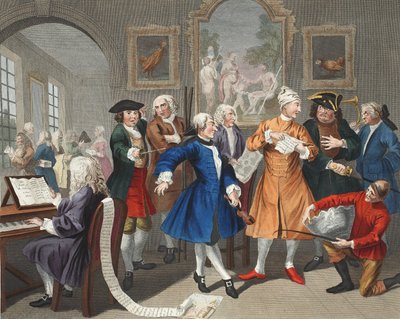 La Levee del Libertino, placa II, de 