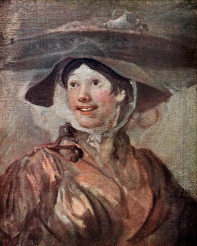 La chica de los camarones, c. 1740-1745 1910 de William Hogarth