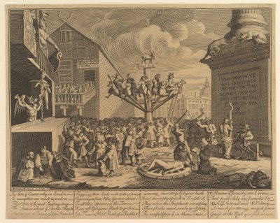 El esquema del Mar del Sur de William Hogarth