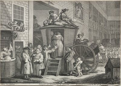 The Stage Coach de William Hogarth