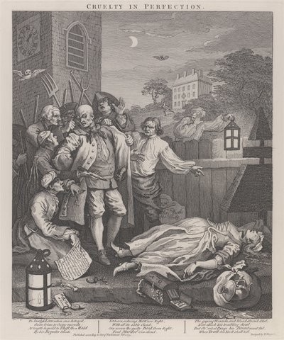 La tercera etapa de la crueldad: la crueldad en la perfección - El asesinato de William Hogarth